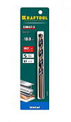 картинка Сверло по металлу HSS-Co 8% сталь М42 S2-10-1-8 10х133мм 29656-10 KRAFTOOL COBALT от интернет-магазина К1-СТРОЙ