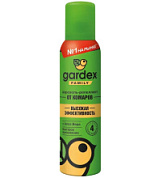 картинка Аэрозоль-репеллент от комаров 150 мл Gardex Family от интернет-магазина К1-СТРОЙ
