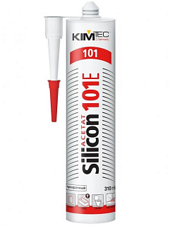 картинка Герметик силиконовый универсальный прозрачный 310мл 101Е KIM TEC от интернет-магазина К1-СТРОЙ