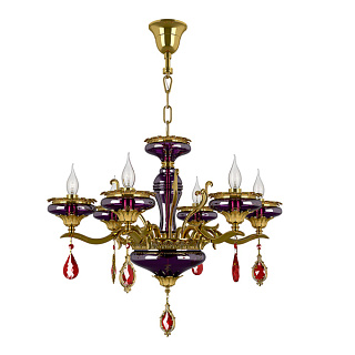 картинка 695062 (MD00080-6) Люстра MELAGRO 6х60W E14 ЗОЛОТО (в комплекте) от интернет-магазина К1-СТРОЙ