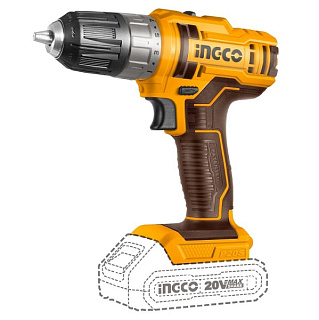 картинка Аккумуляторная дрель-шуруповерт 20В 45Нм 15+1 CDLI200528 SUPER INGCO INDUSTRIAL от интернет-магазина К1-СТРОЙ