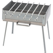 картинка Мангал-дипломат в сумке 410x280x125, 1.5 мм, 6 шампуров в комплекте, Россия Camping Palisad от интернет-магазина К1-СТРОЙ