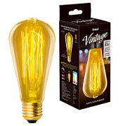 картинка Лампа накаливания Vintage IL-V-ST64 60w E27 Golden (конус) нити UNIEL от интернет-магазина К1-СТРОЙ