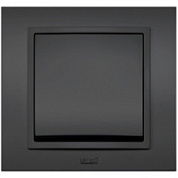 картинка Выключатель 1-клавишный черный Elbi от интернет-магазина К1-СТРОЙ