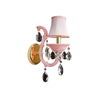 картинка 726612*** (MB100005-1) Бра PRINCIA 1х40W E14  K РОЗОВЫЙ/ПРОЗРАЧНЫЙ (в комплекте) от интернет-магазина К1-СТРОЙ