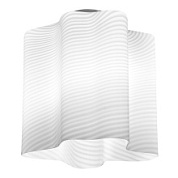 картинка 802011 (MC998-1) Светильник  NUBI ONDOSO 1х40W E27 ХРОМ/БЕЛЫЙ ПОЛОСАТЫЙ (в комплекте) от интернет-магазина К1-СТРОЙ