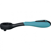 картинка Ключ-трещотка 1/2, 72 зуба, Comfort, с быстрым сбросом, CrV, двухкомпонентная рукоятка Gross от интернет-магазина К1-СТРОЙ