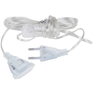 картинка Удлинитель для гирлянды 3 м с выключателем от интернет-магазина К1-СТРОЙ