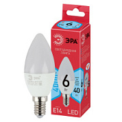 картинка Лампа светодиодная RED LINE ECO LED B35-6W-840-E14 E14/Е14 6Вт ЭРА от интернет-магазина К1-СТРОЙ