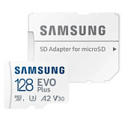 картинка Карта памяти Samsung EVO Plus microSDXC 128 ГБ UHS-I U3 Class 10 от интернет-магазина К1-СТРОЙ