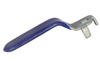 картинка Ручка длинная усиленная для крана 1/2"-3/4" прорезиненная СИНЯЯ, MP-У ИС.131177 MasterProf от интернет-магазина К1-СТРОЙ