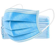 картинка Маска защитная одноразовая трехслойная Face Mask от интернет-магазина К1-СТРОЙ