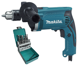 картинка Makita HP1630KX2 Дрель ударная от интернет-магазина К1-СТРОЙ