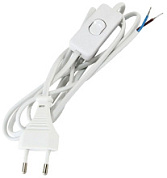 картинка Шнур с выключателем 2м белый SQ1305-0001 TDM Electric от интернет-магазина К1-СТРОЙ