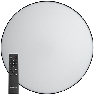 картинка Светильник светодиодный управляемый Feron AL6200 «Simple matte» 60W 3000-6500K черный от интернет-магазина К1-СТРОЙ