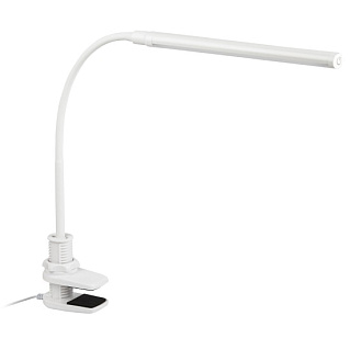 картинка Настольный светильник ЭРА NLED-509 8 Вт LED на струбцине белый от интернет-магазина К1-СТРОЙ