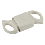 картинка Розетка кабельная без заземления 10A с кольцом непрямой ввод белая R1 ЭРА от интернет-магазина К1-СТРОЙ