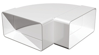 картинка Колено горизонтальное пластик 90° 60х120/612КГП ERA от интернет-магазина К1-СТРОЙ