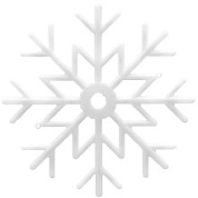 картинка Фигура светодиодная «Снежинка» ULD-H4040-048/DTA RGB IP20 SNOWFLAKE 40х40см подвесная, 48 светодиодов UL-00007250 TM Uniel от интернет-магазина К1-СТРОЙ