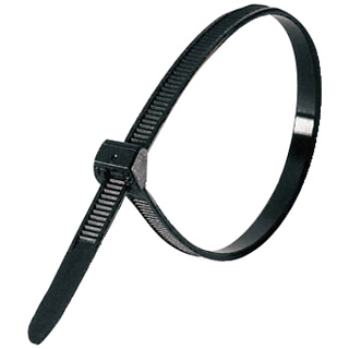 картинка Кабельная стяжка 4х200мм черная от интернет-магазина К1-СТРОЙ