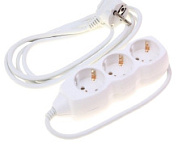 картинка Удлинитель бытовой УОЗ 3 гнезда, 5 метров с заземлением ПВС 3Х1ММ2 16А/250В TDM от интернет-магазина К1-СТРОЙ