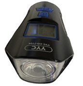 картинка Фонарь для велосипеда аккумуляторный с дисплеем CD7704 YYC от интернет-магазина К1-СТРОЙ