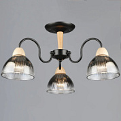 картинка Светильник потолочный 69660-0.3-03 BK+WOOD Reluce от интернет-магазина К1-СТРОЙ