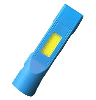 картинка Фонарь аккумуляторный  2 Led USB пластик NEW от интернет-магазина К1-СТРОЙ