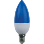 картинка Лампа светодиодная свеча cиняя матовая LED 6w E14 Ecola от интернет-магазина К1-СТРОЙ
