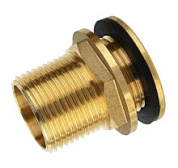 картинка Врезка для резервуара с контргайкой нар. 1/2" SDF022 TiM от интернет-магазина К1-СТРОЙ