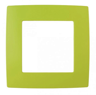 картинка Рамка на 1 пост, 12-5001-26 лайм ЭРА от интернет-магазина К1-СТРОЙ