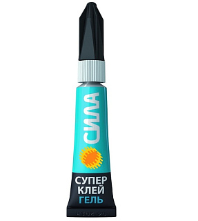 картинка Супер-клей-гель СИЛА, 3 г, этилцианакрилат от интернет-магазина К1-СТРОЙ