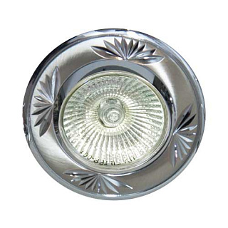 картинка Светильник встраиваемый потолочный DL248 MR16 G5.3 титан-хром Feron от интернет-магазина К1-СТРОЙ