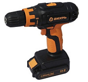 картинка Аккумуляторная дрель-шуруповерт ДА-18Л-2К Вихрь от интернет-магазина К1-СТРОЙ