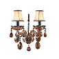 721623 (MB800009-2) Бра ACESSO 2х40W E14 КОНЬЯК (в комплекте)