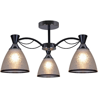 картинка Светильник потолочный 70082-3.3-03 CR+BK Reluce от интернет-магазина К1-СТРОЙ