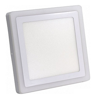 картинка Накладной светильник LED квадрат SBLSq1-DLB 18w 6500К желтый Smartbuy от интернет-магазина К1-СТРОЙ