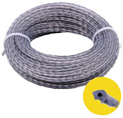 картинка Леска для триммера 2.4 мм 15 метров Vebex от интернет-магазина К1-СТРОЙ