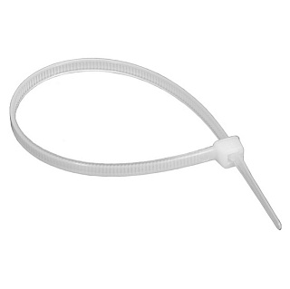 картинка Кабельная стяжка 3,6х200мм белая от интернет-магазина К1-СТРОЙ