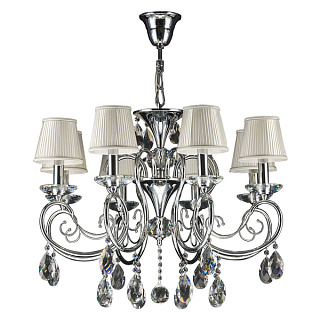 картинка 693084 (MD800014-8) Люстра подв RICERCO  8х40W E14  ХРОМ (в комплекте) от интернет-магазина К1-СТРОЙ