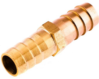картинка Соединитель для шланга 1/2", латунный 65708 Palisad от интернет-магазина К1-СТРОЙ