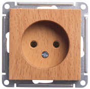 картинка Розетка 1-ая без заземления бук Wessen 59 Schneider Electric от интернет-магазина К1-СТРОЙ