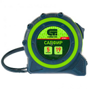 картинка Рулетка Сапфир, двухкомпонентный корпус, 5 м х 19 мм Сибртех от интернет-магазина К1-СТРОЙ