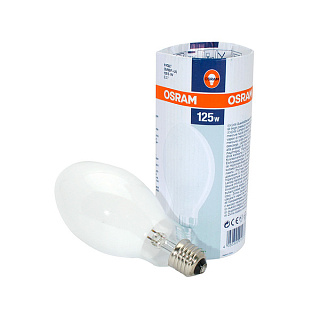 картинка Лампа газоразрядная ртутная эллипсоидная 125w E27 HQL OSRAM от интернет-магазина К1-СТРОЙ