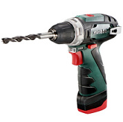 картинка Аккумуляторный винтоверт 10.8В 2х2.0Ач, LC40, патр, кейс 600080950 Metabo PowerMaxx BS от интернет-магазина К1-СТРОЙ