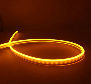 картинка Светодиодная лента неоновая 12В 9.6Вт на 1м 5м гибкий морковный от интернет-магазина К1-СТРОЙ