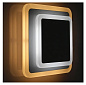 Светодиодная бра Geometria Square 12W белая IP44 Estares