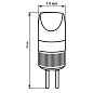 Лампа светодиодная G5.3 2W 2700K LB-492 Feron
