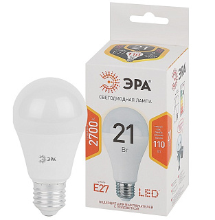 картинка Светодиодная лампа LED A65-21w-827-E27 2700K ЭРА от интернет-магазина К1-СТРОЙ
