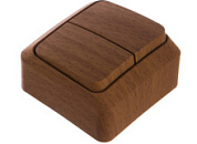 картинка Выключатель 2-клавишный с подсветкой бук Этюд Schneider Electric от интернет-магазина К1-СТРОЙ